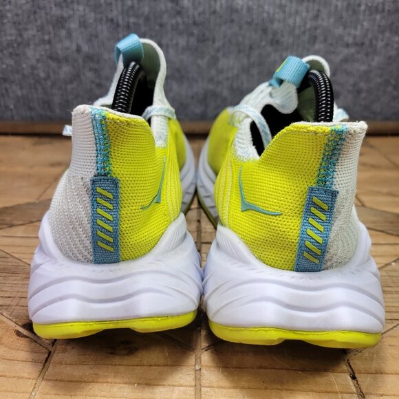 Hoka One One Men's 9.5 Carbon x 3 Billowing Sail Evening Primrose Running Shoes - Picture 7 of 12